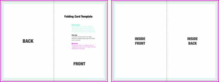 8 Foldable Card Template Word – Sampletemplatess With Foldable Card ...