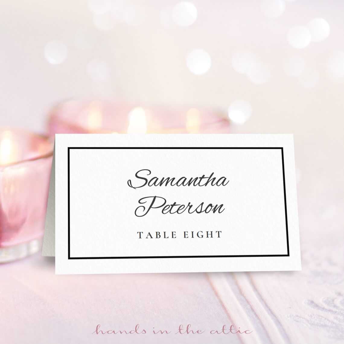 Amscan Imprintable Place Card Template Atlanticcityaquarium