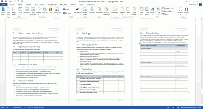 Dr Test Report Template