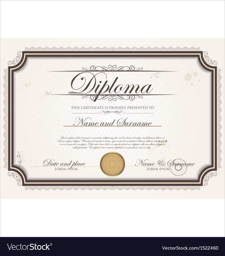 Commemorative Certificate Template