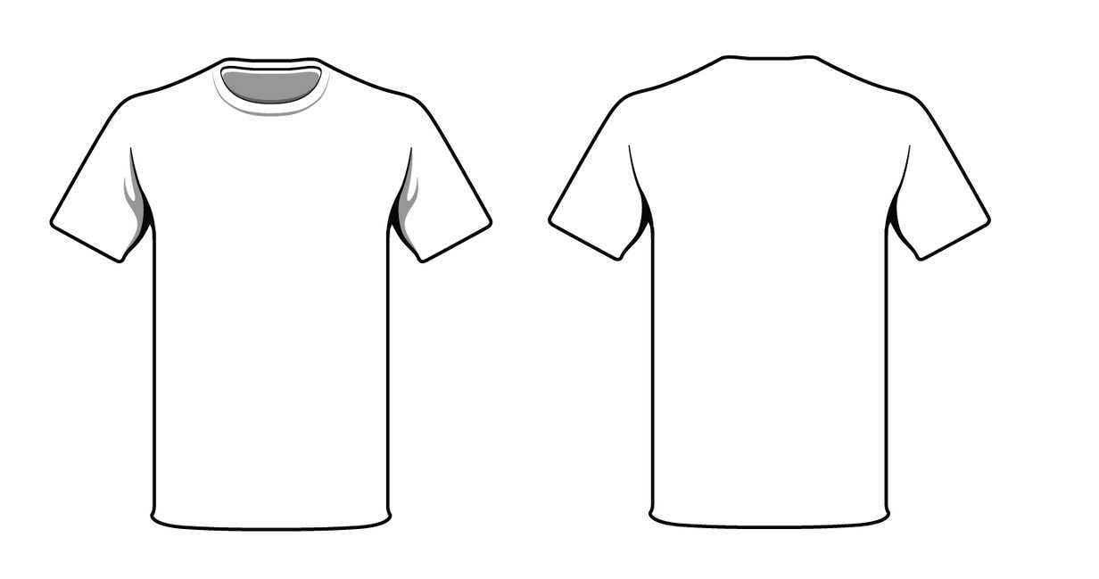 Blank Tshirt Template Pdf - CUMED.ORG