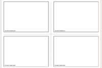 Make Flash Cards Using Ms Word with Queue Cards Template - CUMED.ORG