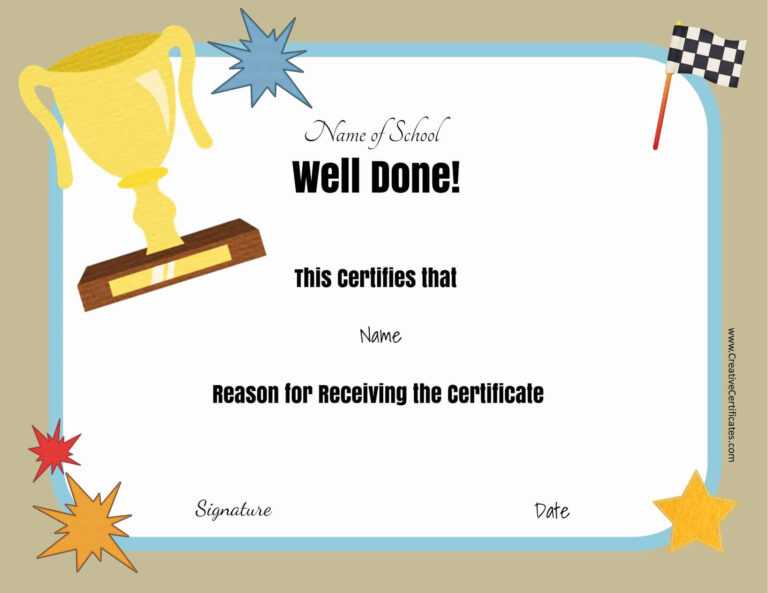 Free Funny Award Certificate Templates For Word