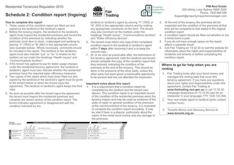 Property Condition Assessment Report Template