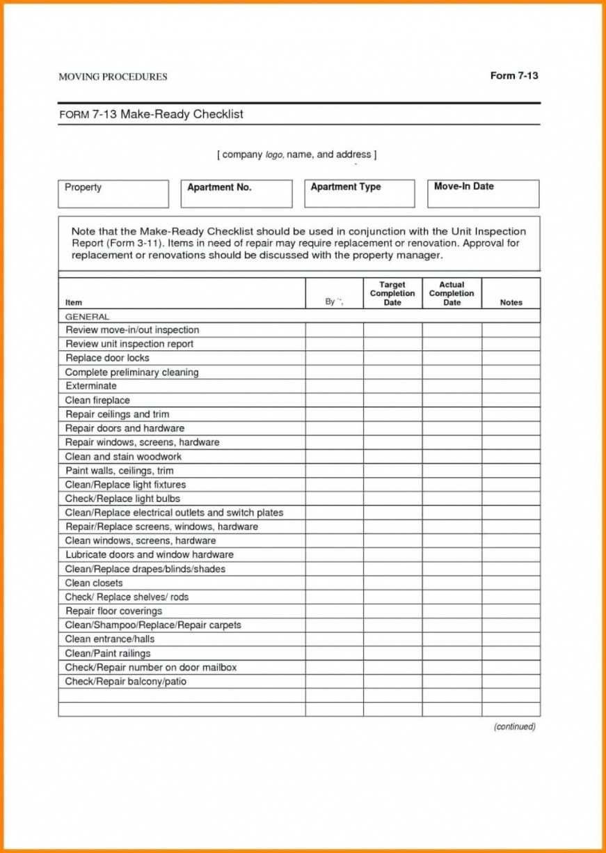 Property Management Inspection Report Template - CUMED.ORG