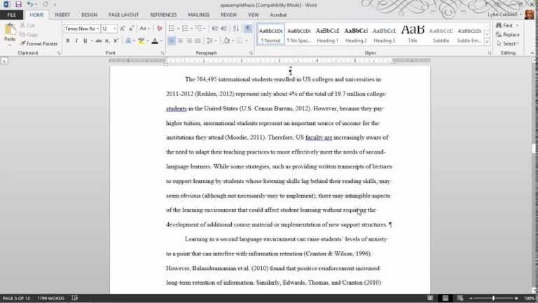 Ms Word Thesis Template - CUMED.ORG