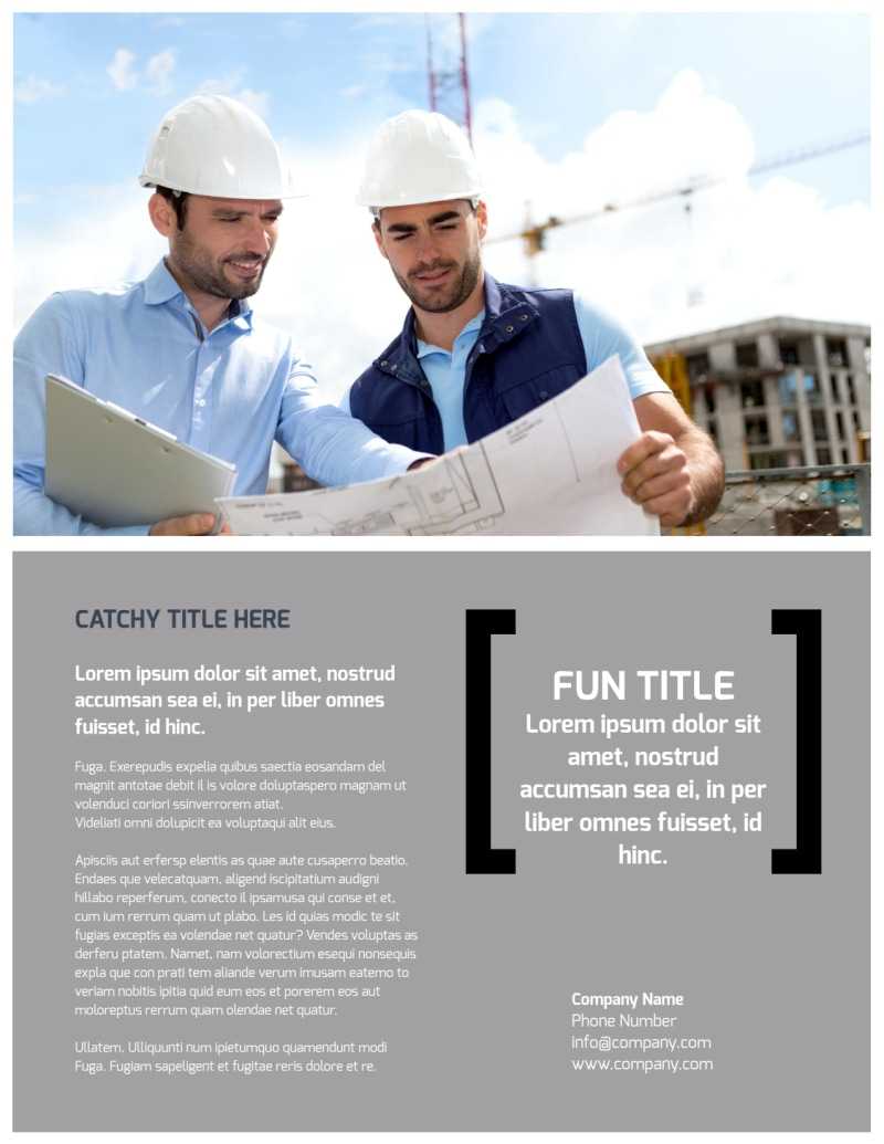 Top Engineering Consultants Flyer Template In Engineering For 